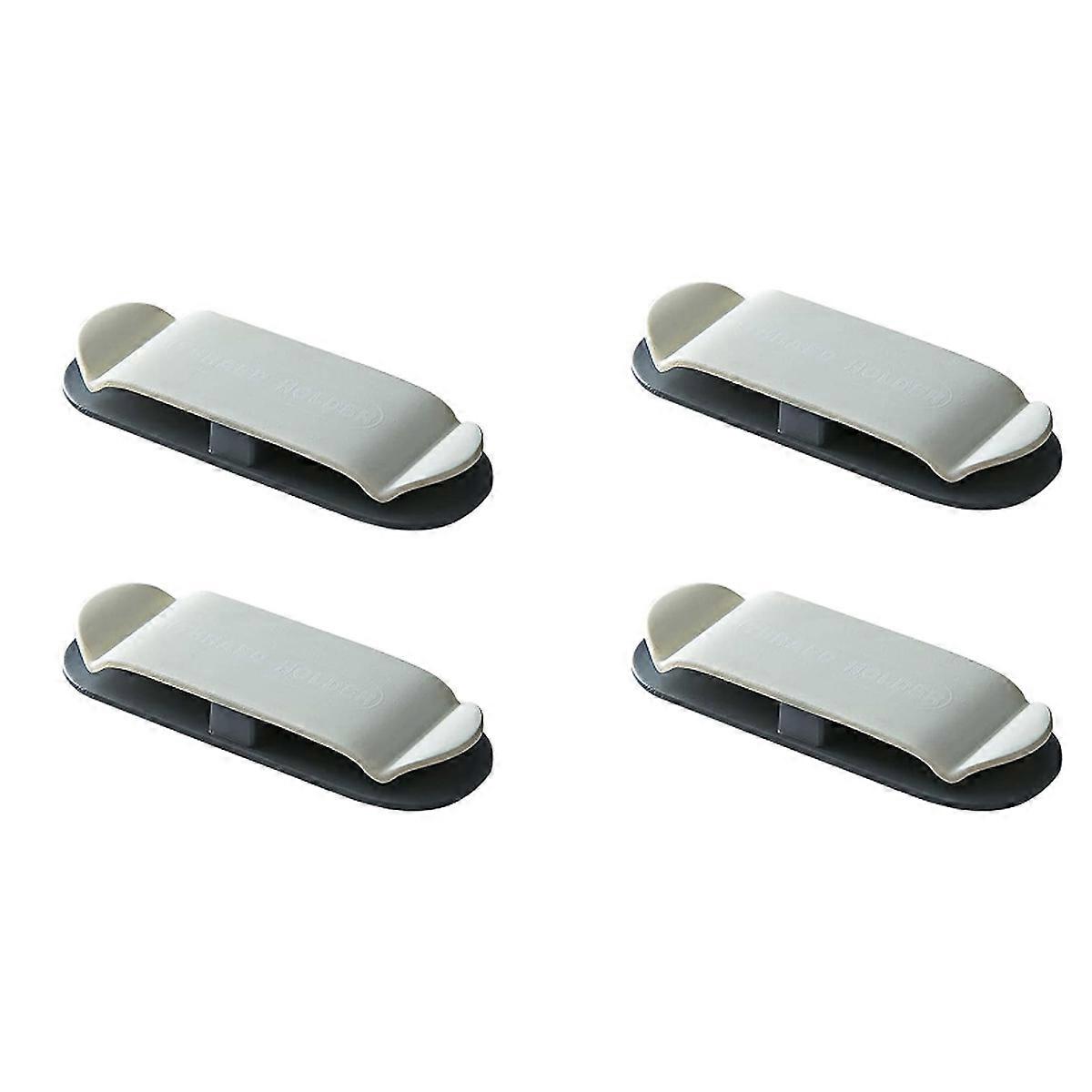 Plug Wire Holder Non-Marking Hook Cable Retainer,Cable Clips for Plug Retainers Wire Storage Artifact(4pcs)