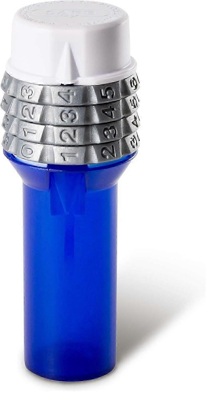 Locking Pill Bottle | Combination Lock | Prevent Pill Theft, Secure Medication or Small Va