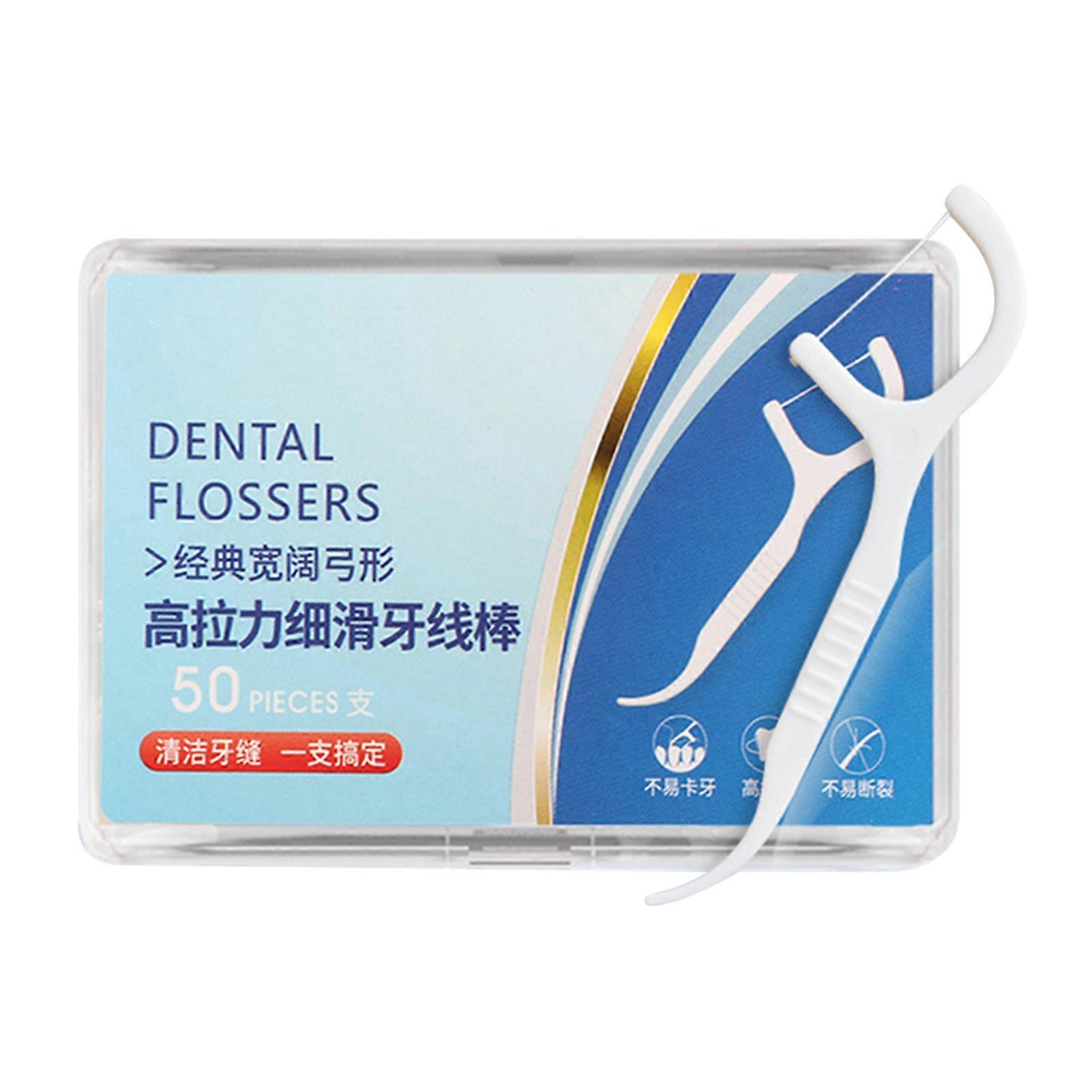 Tooth Cleaning Dental-Floss Disposable Teeth Flossing Thread Toothpicks Stick Set For The Whole Family