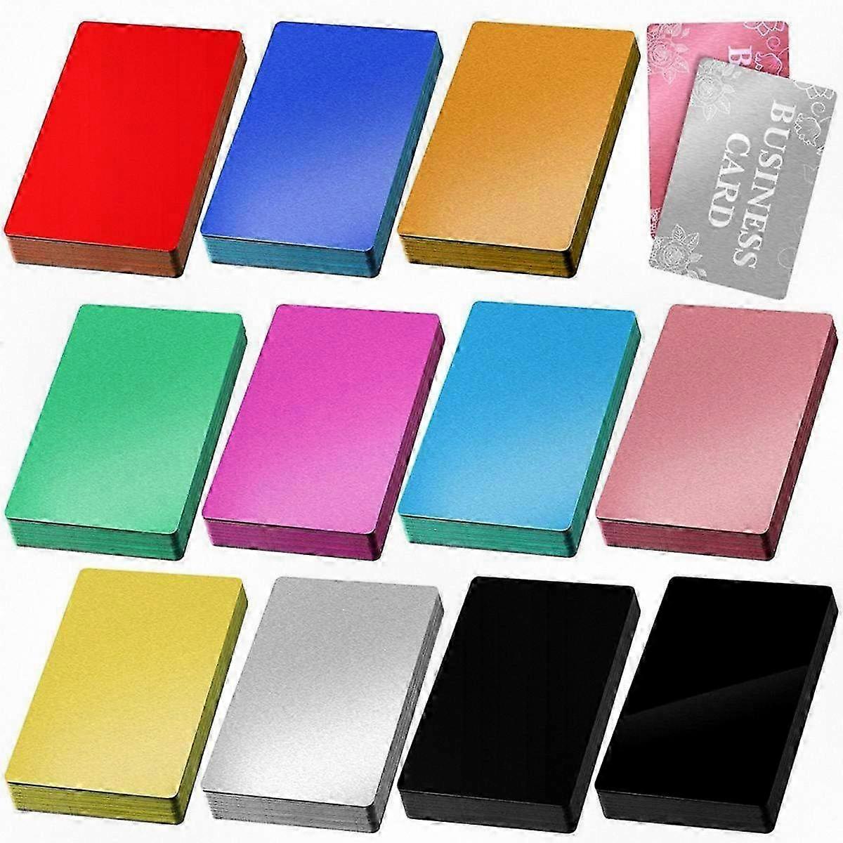 150pcs Engraved Aluminum Craft Sheets for DIY Projects, 0.01 Inch Thick Multicolor Metal Plates, Multipurpose Use on Fruugo