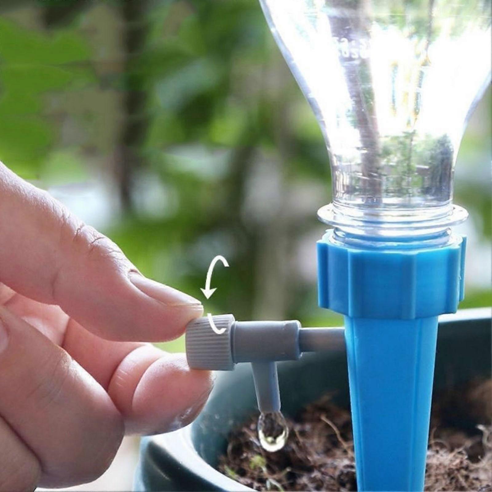 10Pcs Automatic Water Dropper PP Irrigation Valve 13.5cm Blue