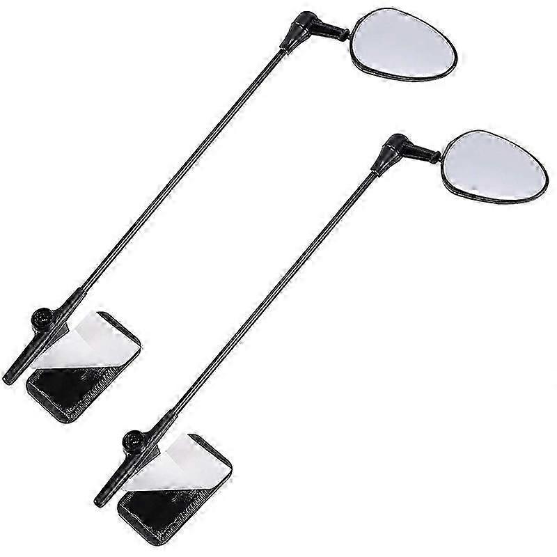 2 Pcs Bicycle Helmet Mirrors, 360-Degree Adjustable Light Bicycle Riding Rearview Mirrors