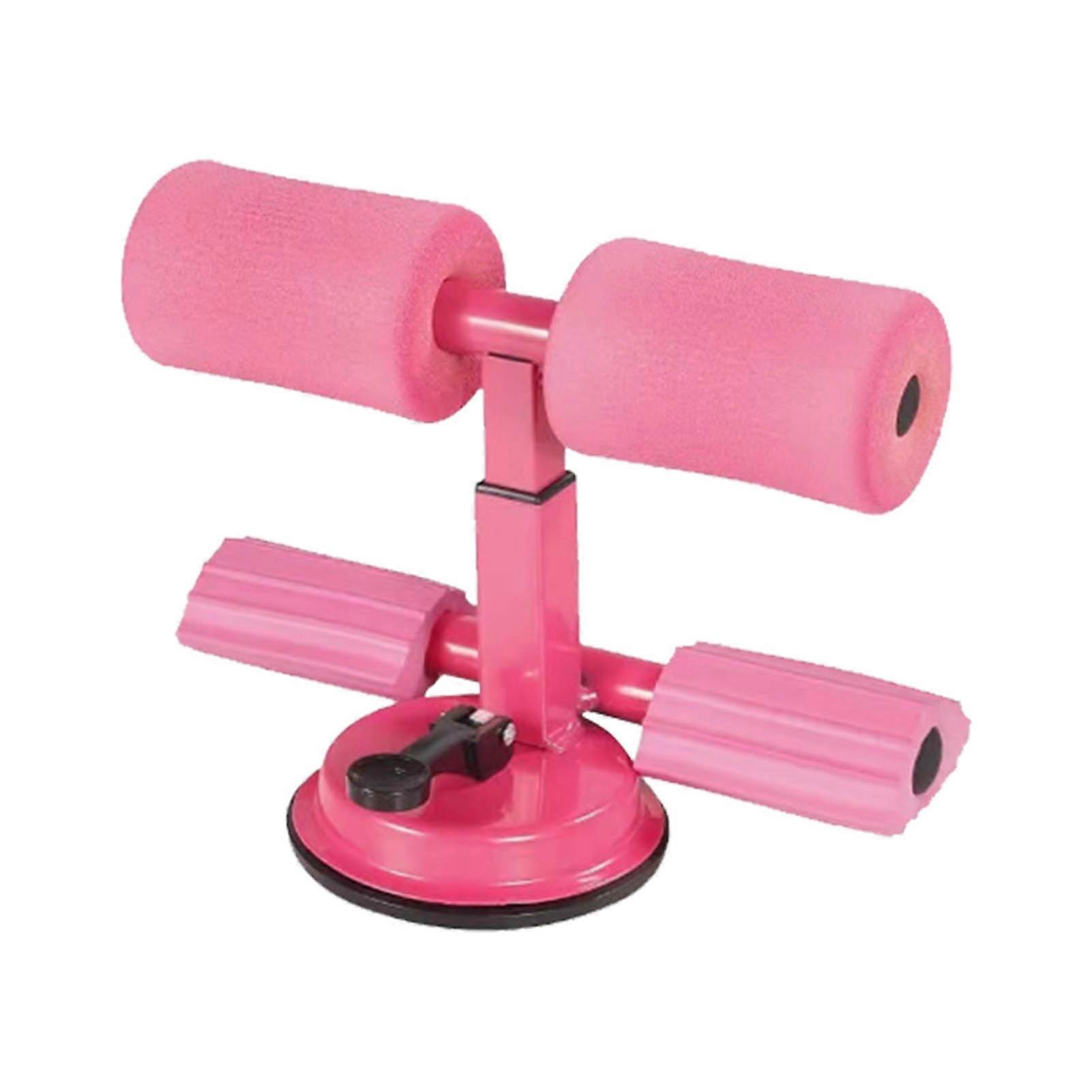 Up Bar Floor Metal Double Rod Portable Sit Up Assistant Device with Suction Cup for Fitness Exercise Abdominal Muscles Full Body Training