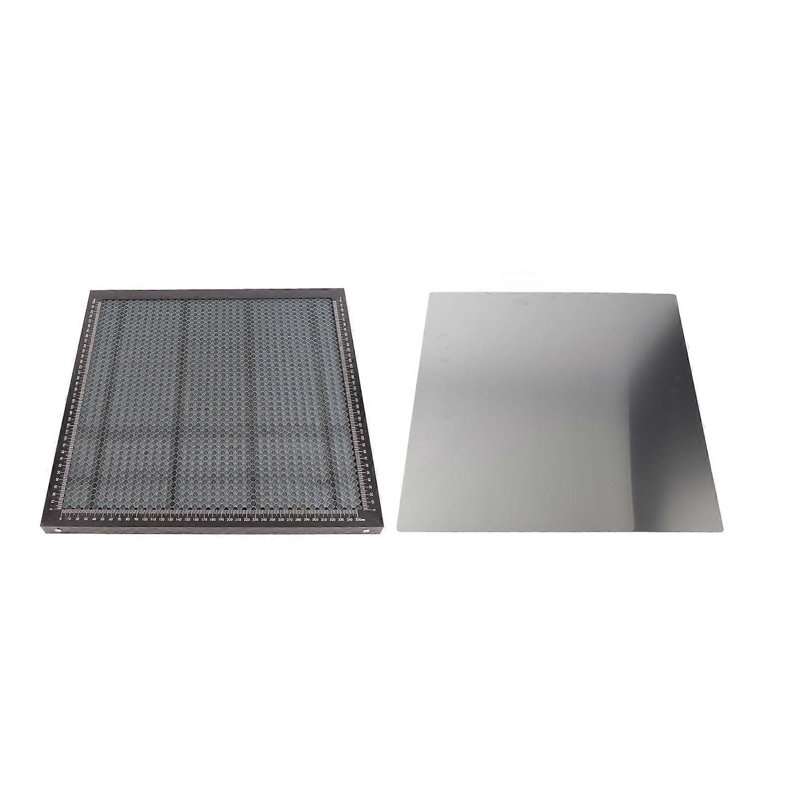 Black Laser Table Beehive Panel Robust All Metal Structure Laser Cutting Working Bed Platform
