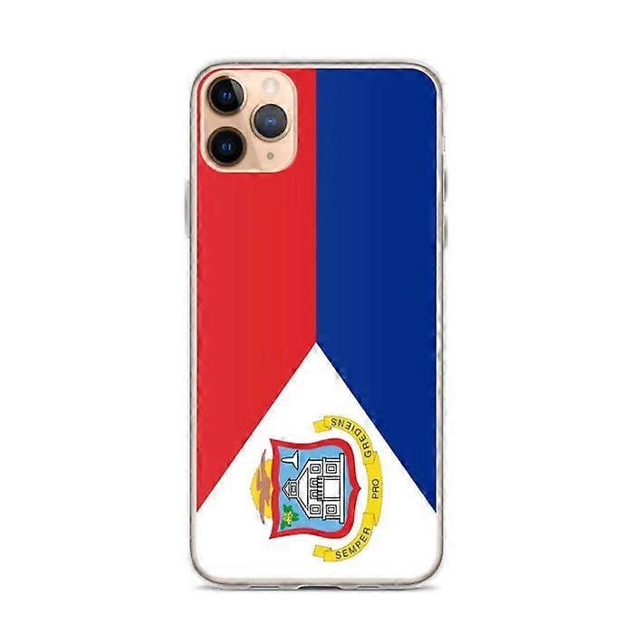 Case - PIXELFORMA - iPhone 11 Pro Max - Saint Martin Flag - Shockproof Protection - Flexible