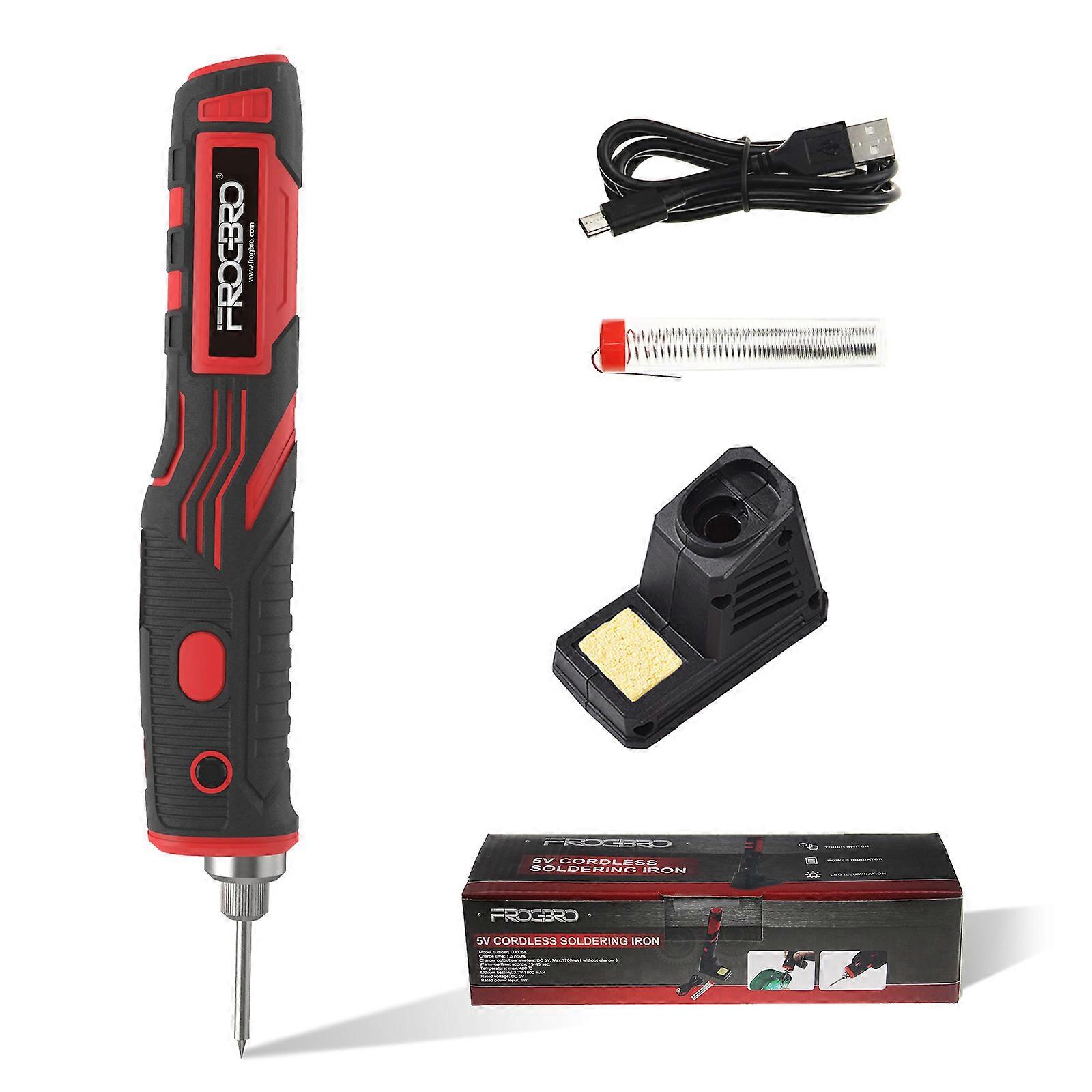 480℃ Cordless Soldering Iron Portable Soldering Tool Rechargeable Soldering Iron Must Have for Metal Workers Enthusiasts