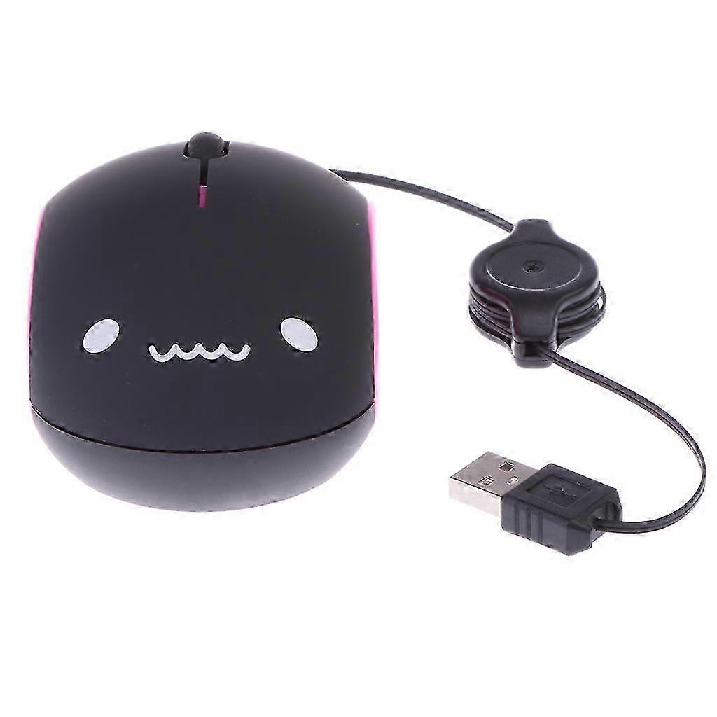Cute Retractable USB Optical Scroll Mouse 1000DPI for Laptop PC Notebook 1-color: 1