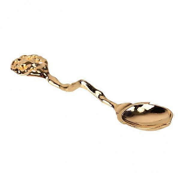 4x Style Carved Coffee Spoon Small Flatware Vintage Tea