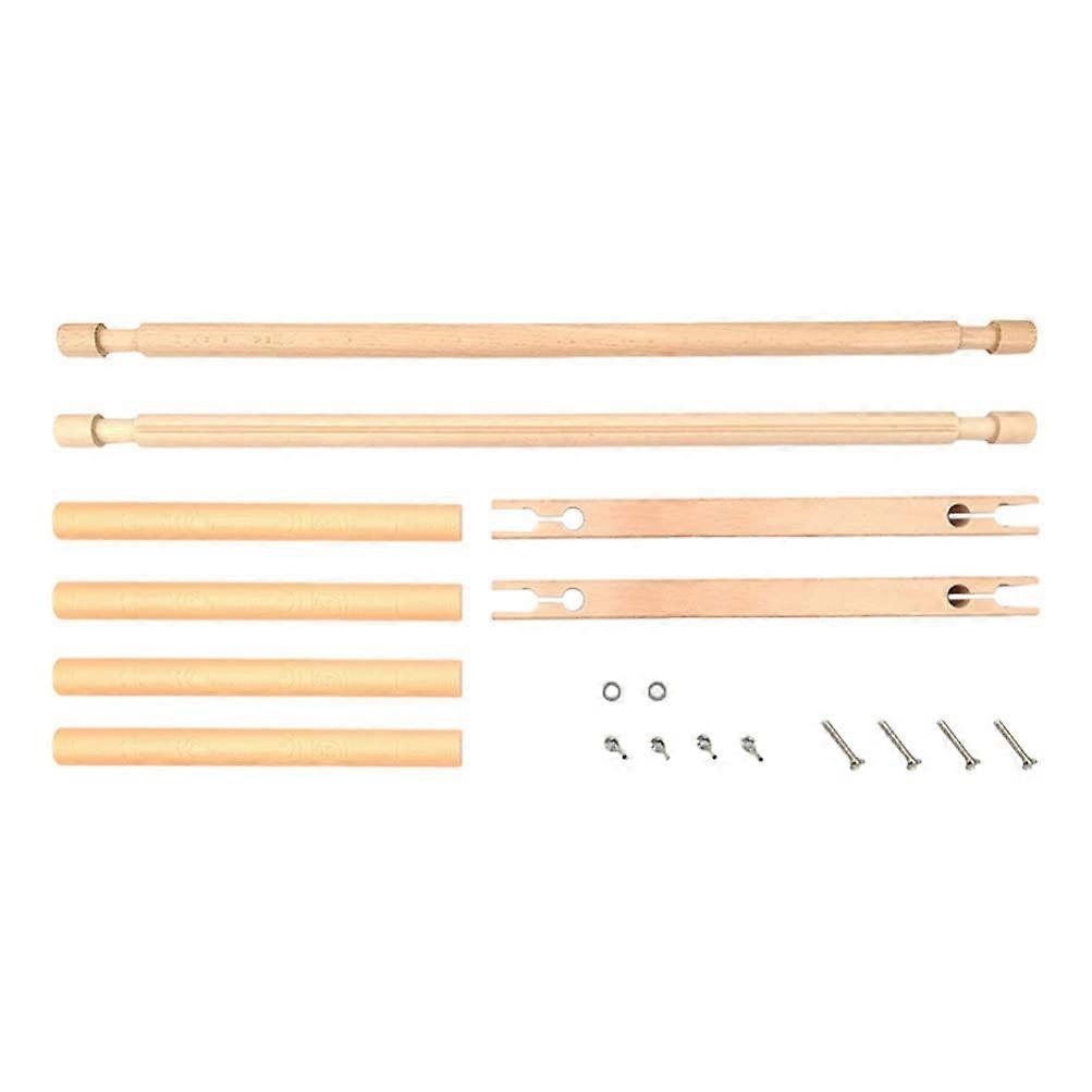 Embroidery Tapestry Frame Wooden Cross Stitch Rack for Desktop Crafting - Adjustable Height and Sturdy Design