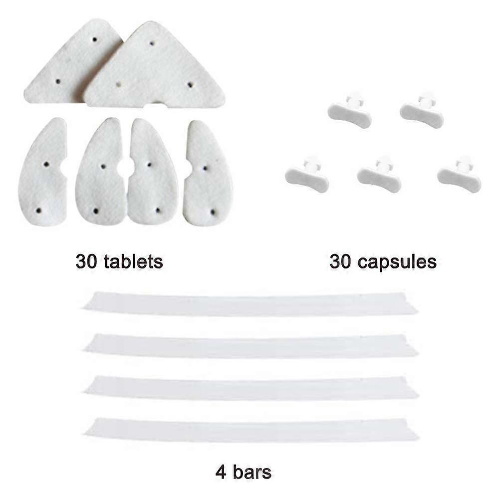 Replacement Pads And Blades Refill Interchangeable Triangle Sponge And Rubber Strip Replacement For Adjustable Window Cleaners