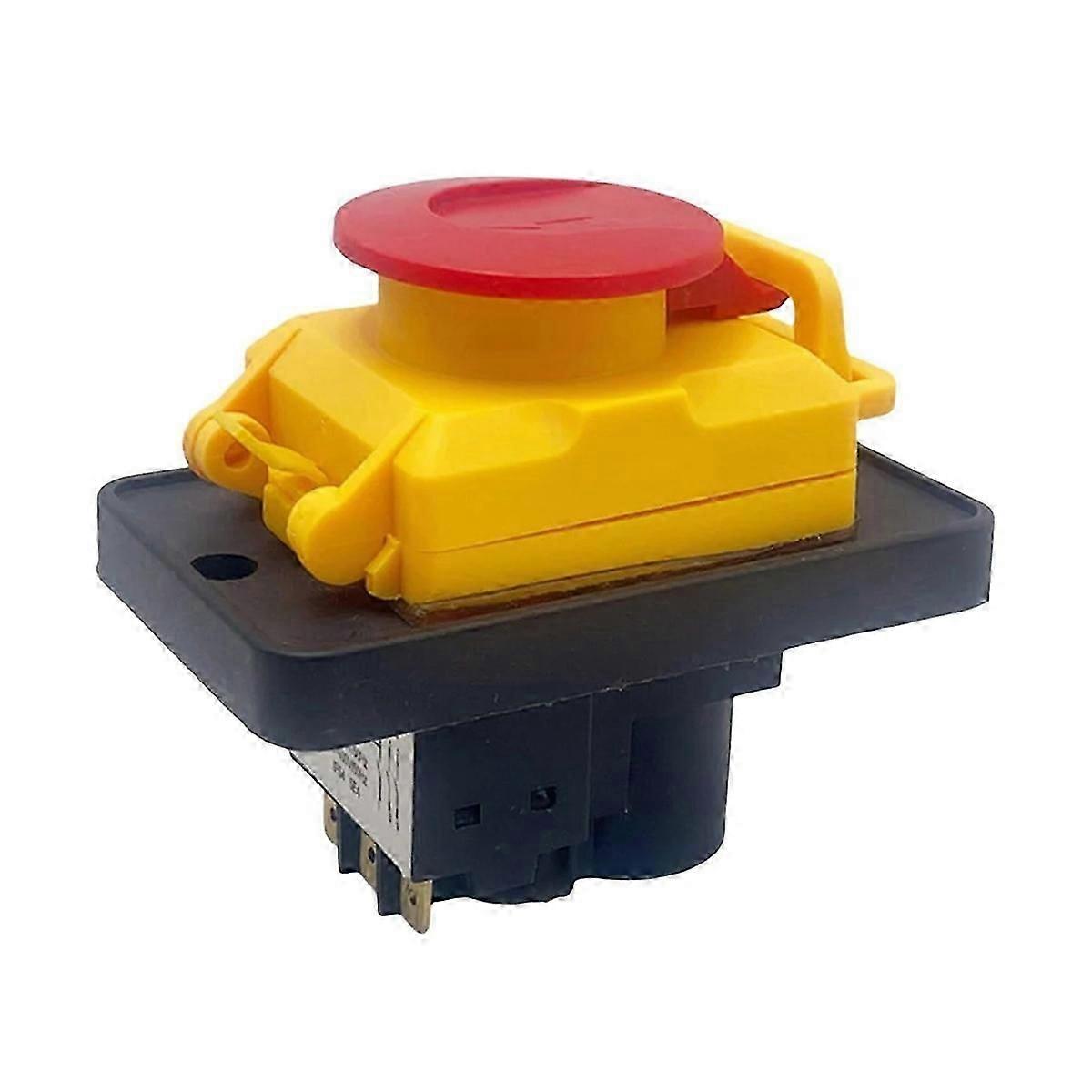 For KJD18 400V 6pins Waterproof Magnetic Push Button Switches for Vessel Grinding Machine Electrical