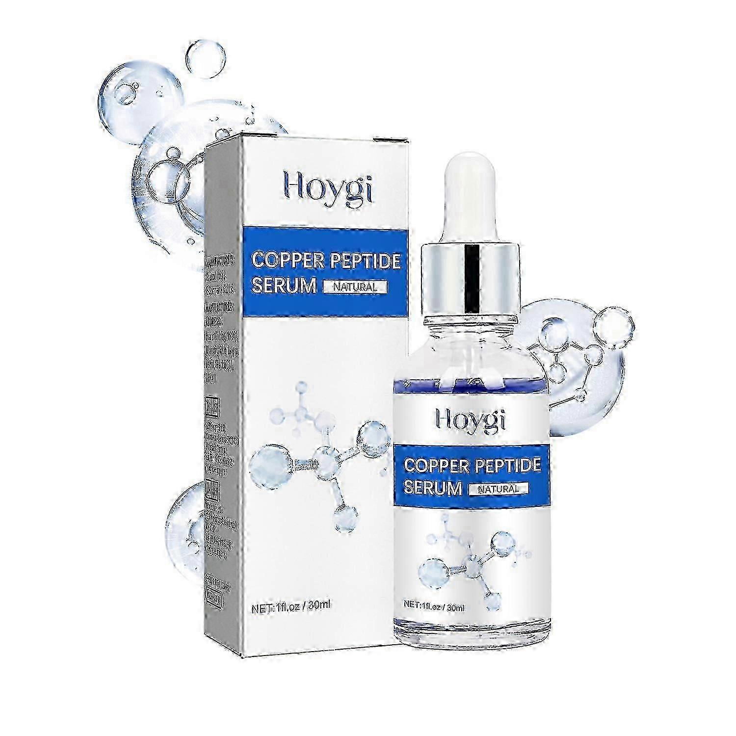 Hoygi Blue Copper Peptide Anti-Wrinkle Serum, Hydrating, Moisturizing, Firming And Smoothing Fine Li
