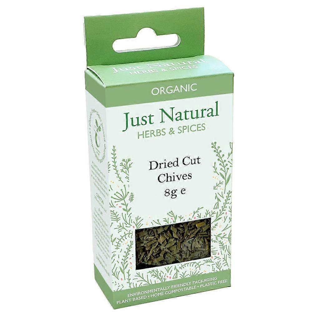 Just Natural Herbs Organic Dried Cut Chives (Box) 8g