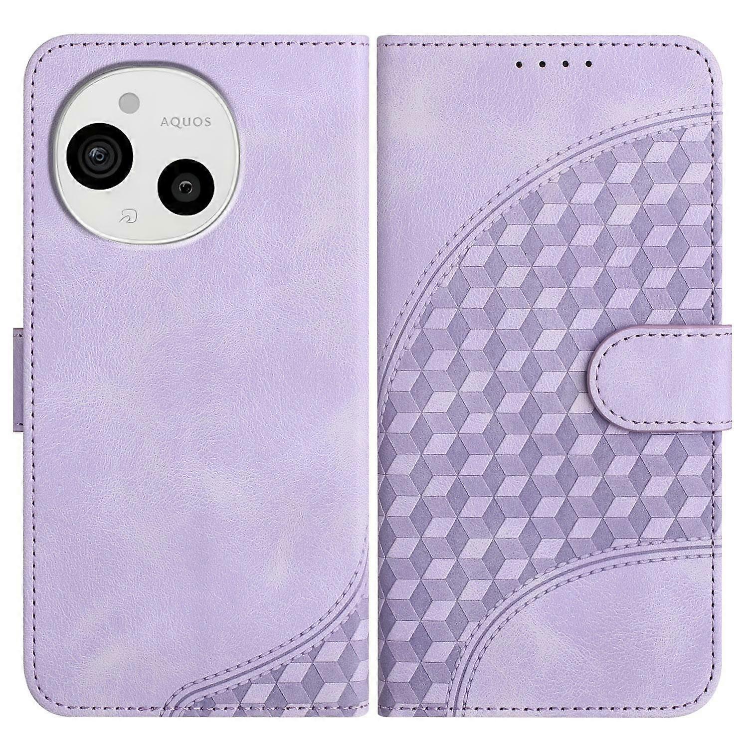 Elephant Head Embossed Phone Leather Case with Lanyard