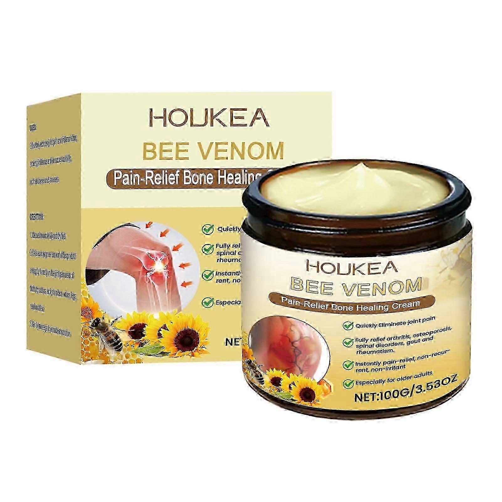 קרם טיפול בעצמות מפרק ארס דבורים להקלה על כאבים להקלה על נוקשות קרם עיסוי לידיים רגליים שרירים