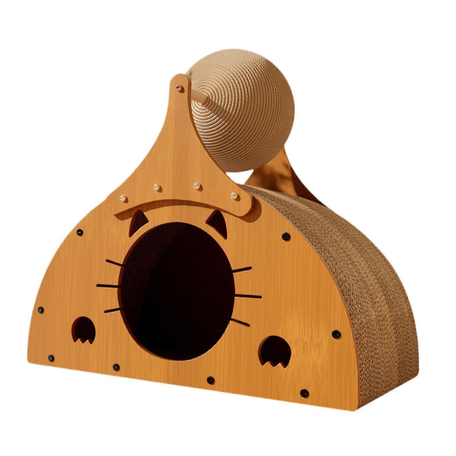 Cat Scratcher Mat Scratching Pad for Indoor Cats Sofa Lounger with Hemp Ball for Use with Various Home Furnishings