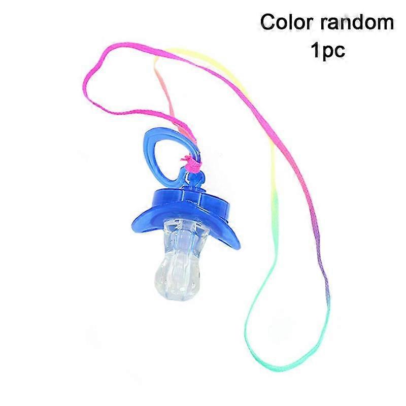 Random color (A) $ Toys creative personality luminous pacifier whistle light bar KTV party LED flash whistle to entertain props
