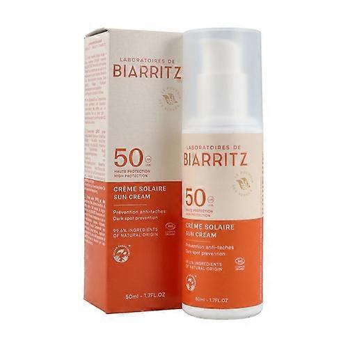 SPF 50 Face Sun Cream Bio 50 ml of cream