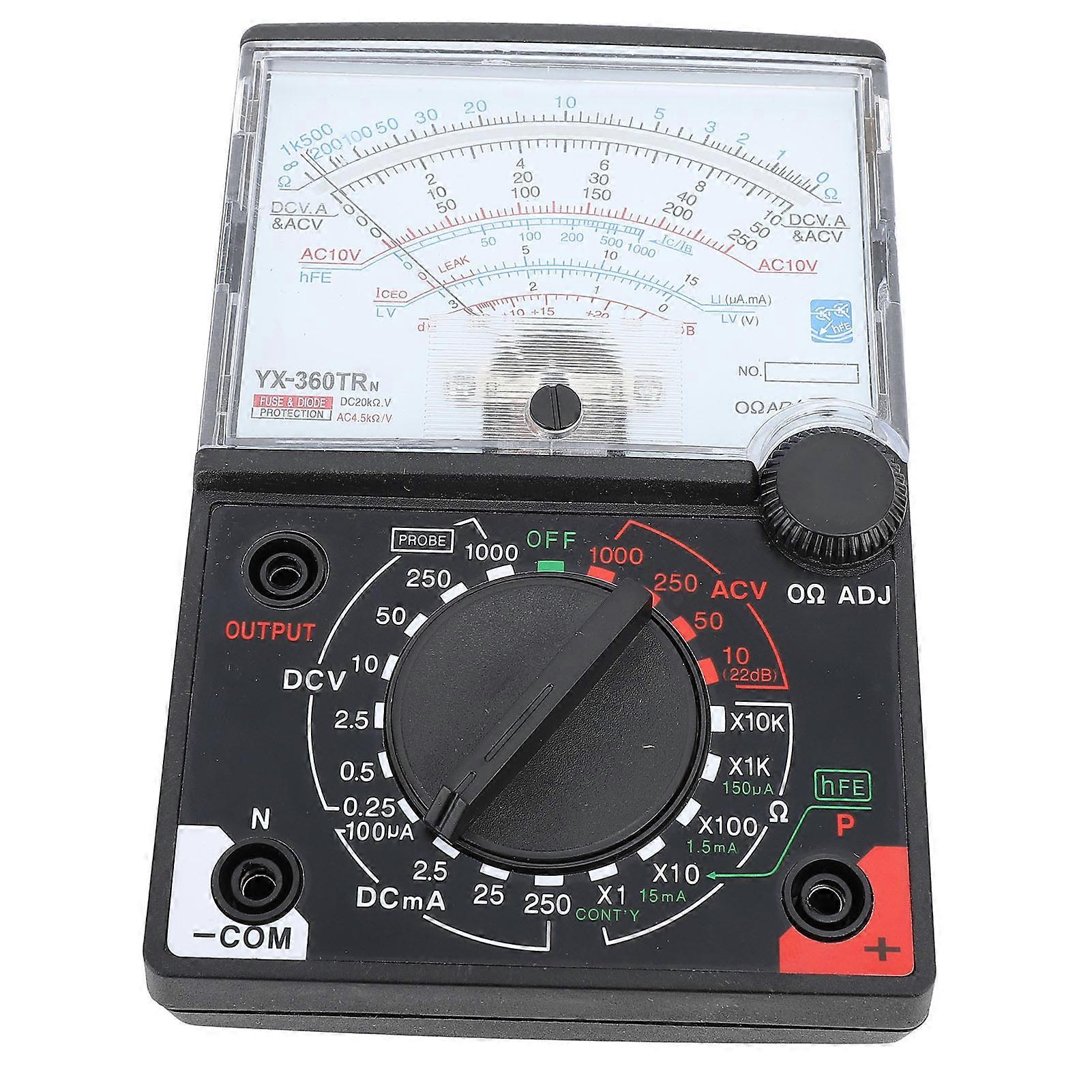 YX 360TRn Pointer Type Multimeter High Accuracy Industry Analog Multimeter for Electrical Repair 