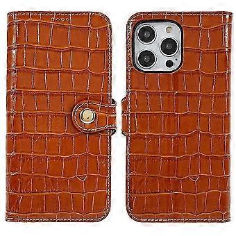 Genuine Cowhide Leather Phone Case for 14 Pro Max with Crocodile Texture & Flip Stand Wallet Cover | Fruugo NO Genuine Cowhide Leather Phone Case for 14 Pro Max with Crocodile Texture & Flip Stand Wallet Cover | Fruugo NO