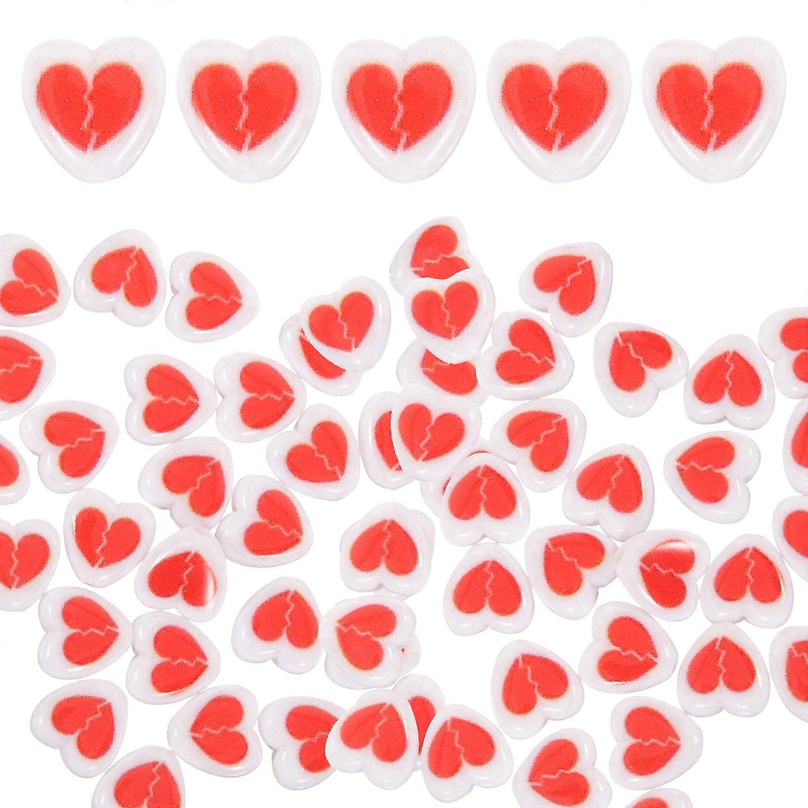 It sounds like you're referring to a product listing for **heart shaped spacer beads** commonly used in DIY jewelry making. Here's a more detailed