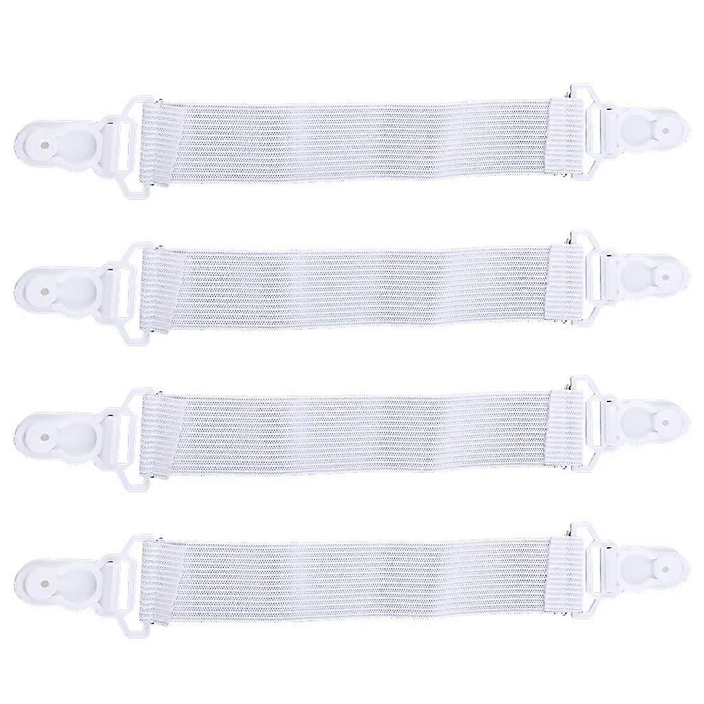 4 x elastic sheet fasteners, mattress cover holders