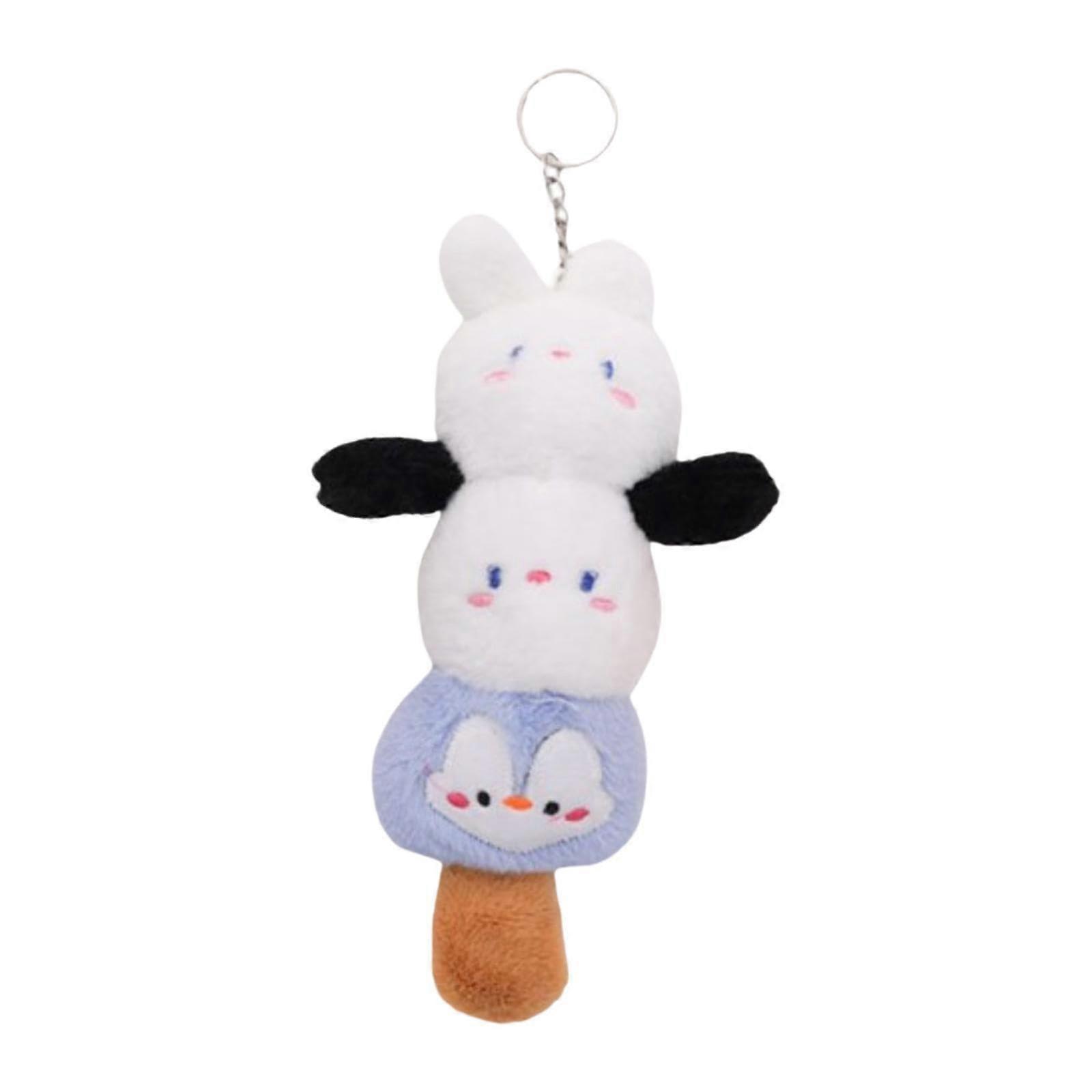 Plush keychain, toy, stuffed animal, hanging ornament, cartoon plush toys, keychain, pendant, handbag charm for, rabbit