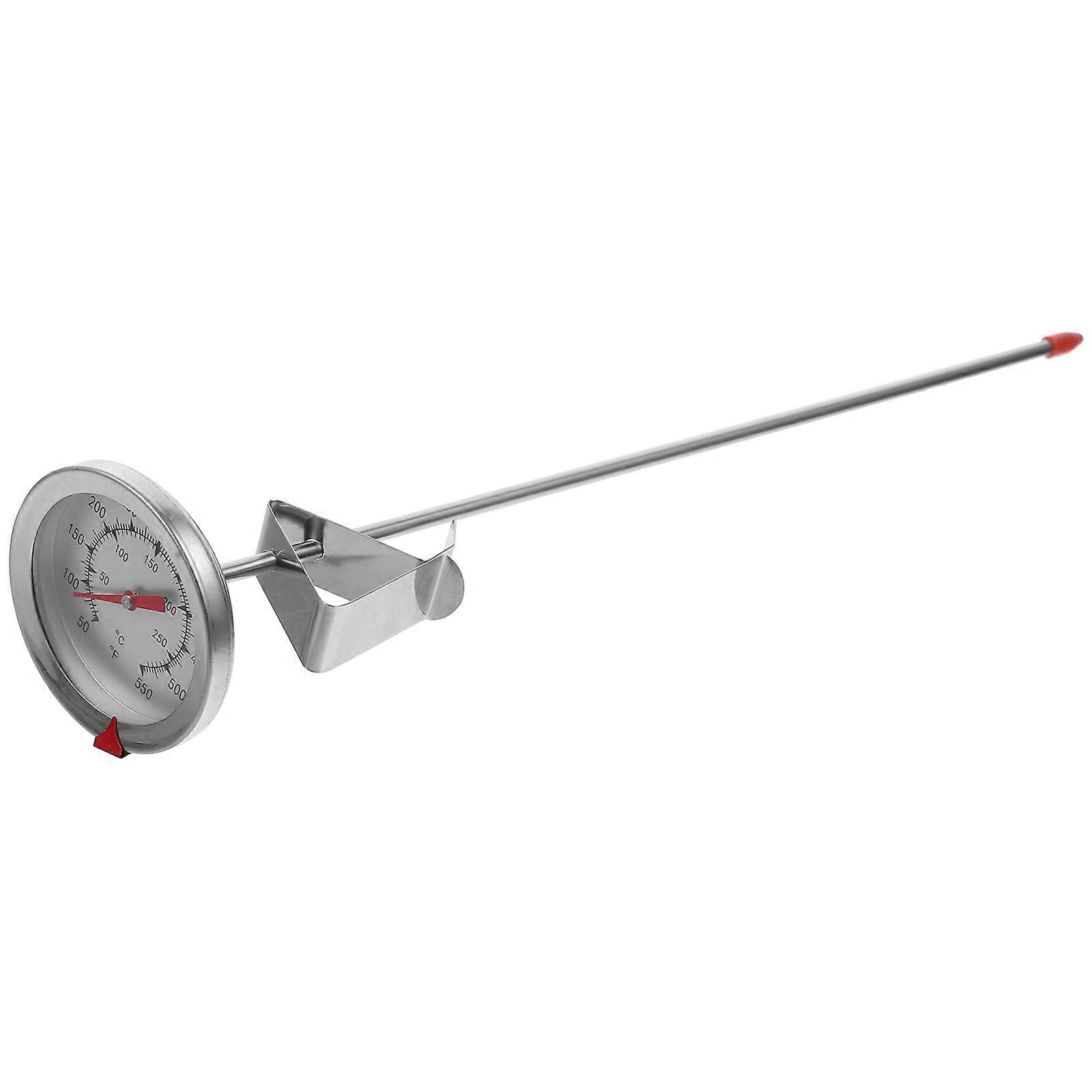 The **1pc Stainless Steel Barbecue Thermometer Dial Temperature Gauge** is a handy tool designed for precise temperature monitoring during cooking,