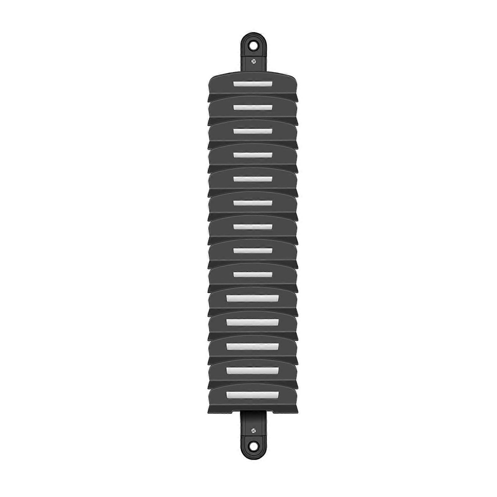 Adjustable Slide Rail Wrench Holder With 14 Magnetic Slots Screwdriver Rack For Portable Toolboxes Drawer Organization