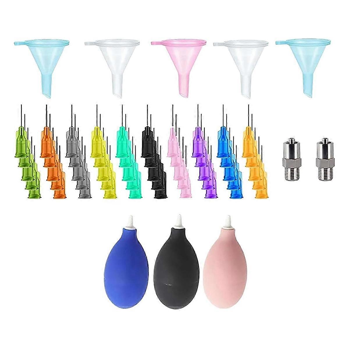 Ceramic Precision Tip Applicator Bottle for Clay Tools Ceramic Crafting Tools with Needle and Filling Funnel