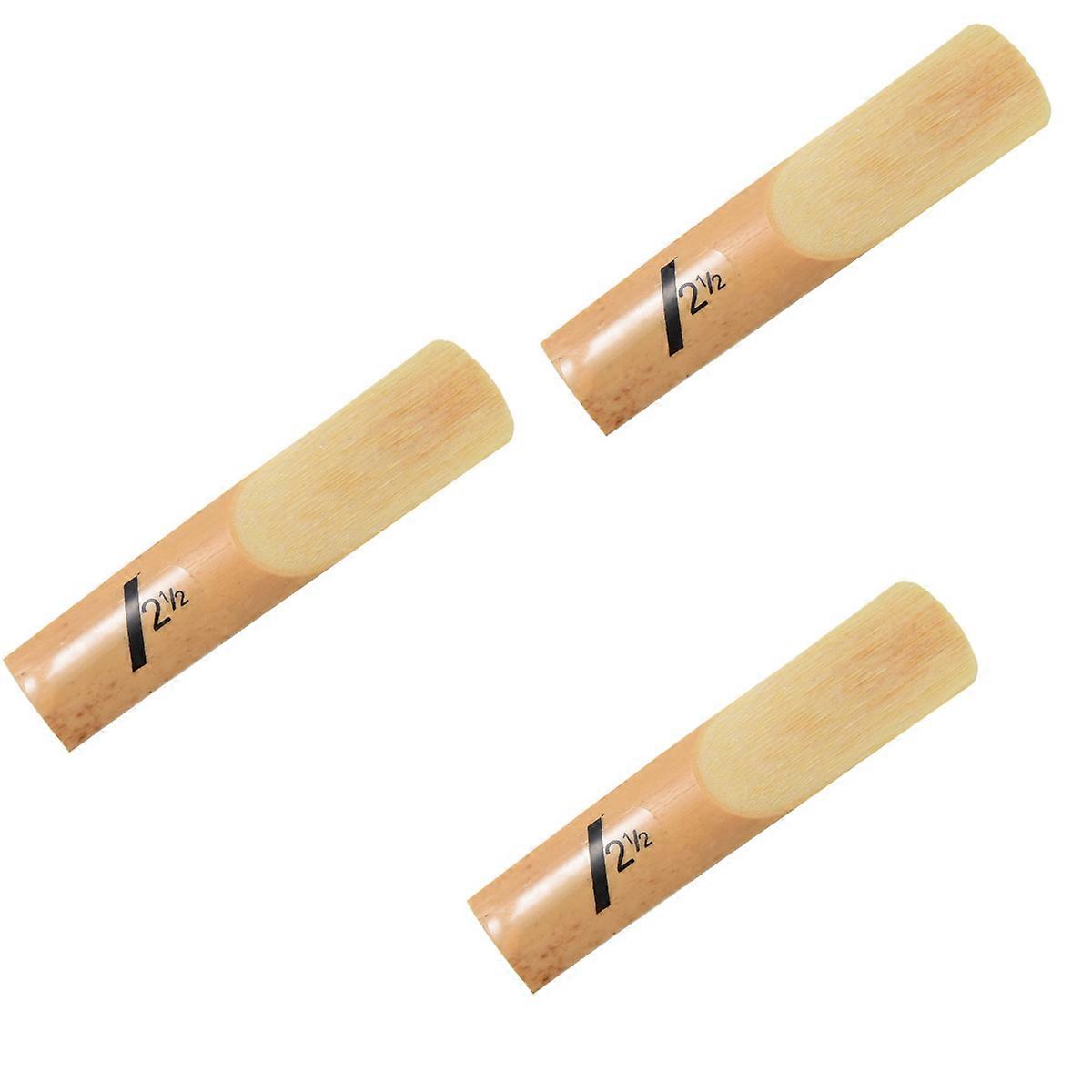 10Pcs Clarinet Reeds Strength 2.5 2-1/2 Bamboo Woodwind