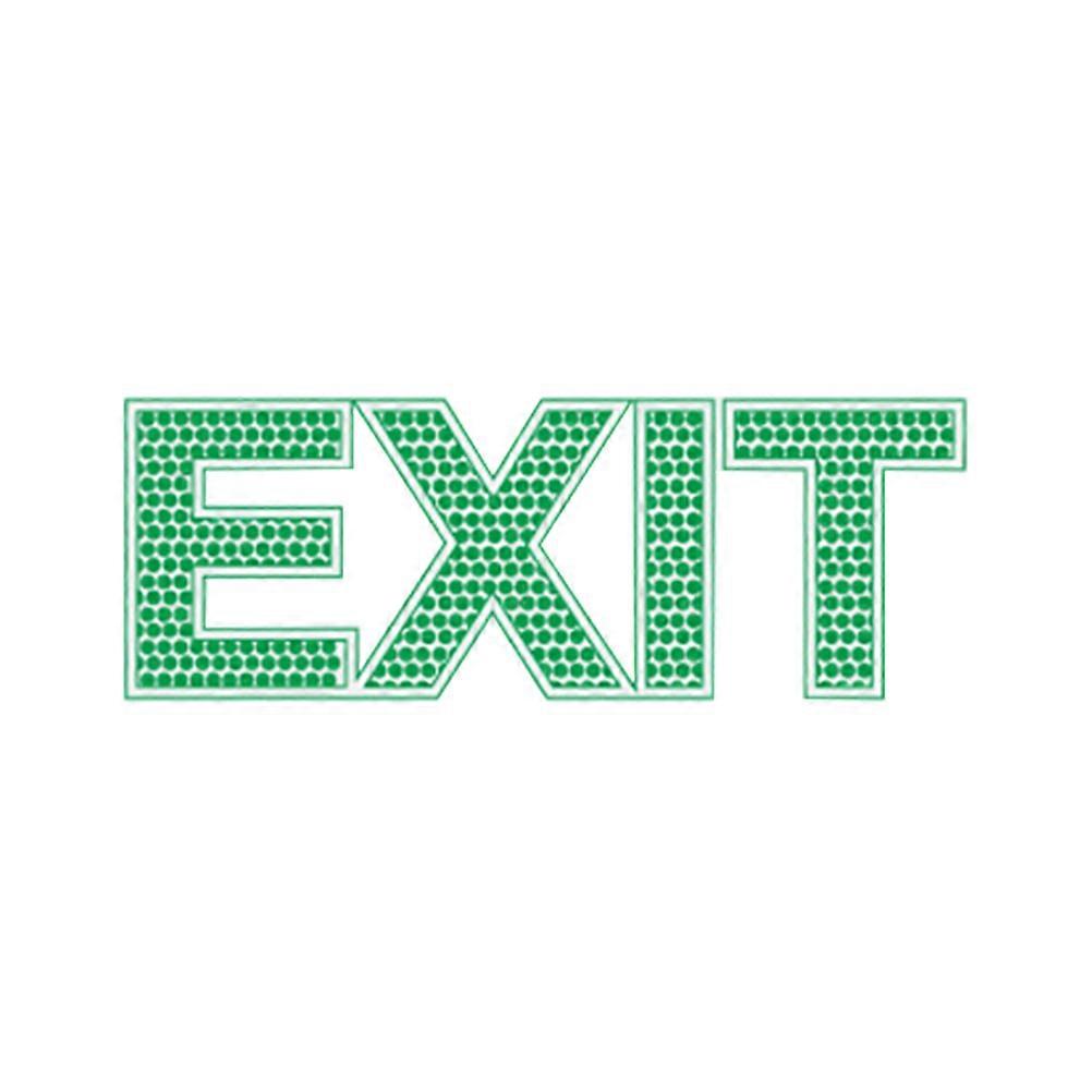 Fire Exit Sticker Luminous Wall Sticker Decal Emergency Sign Schools Door Gate 6 5 X 19Cm Green 1Pcs