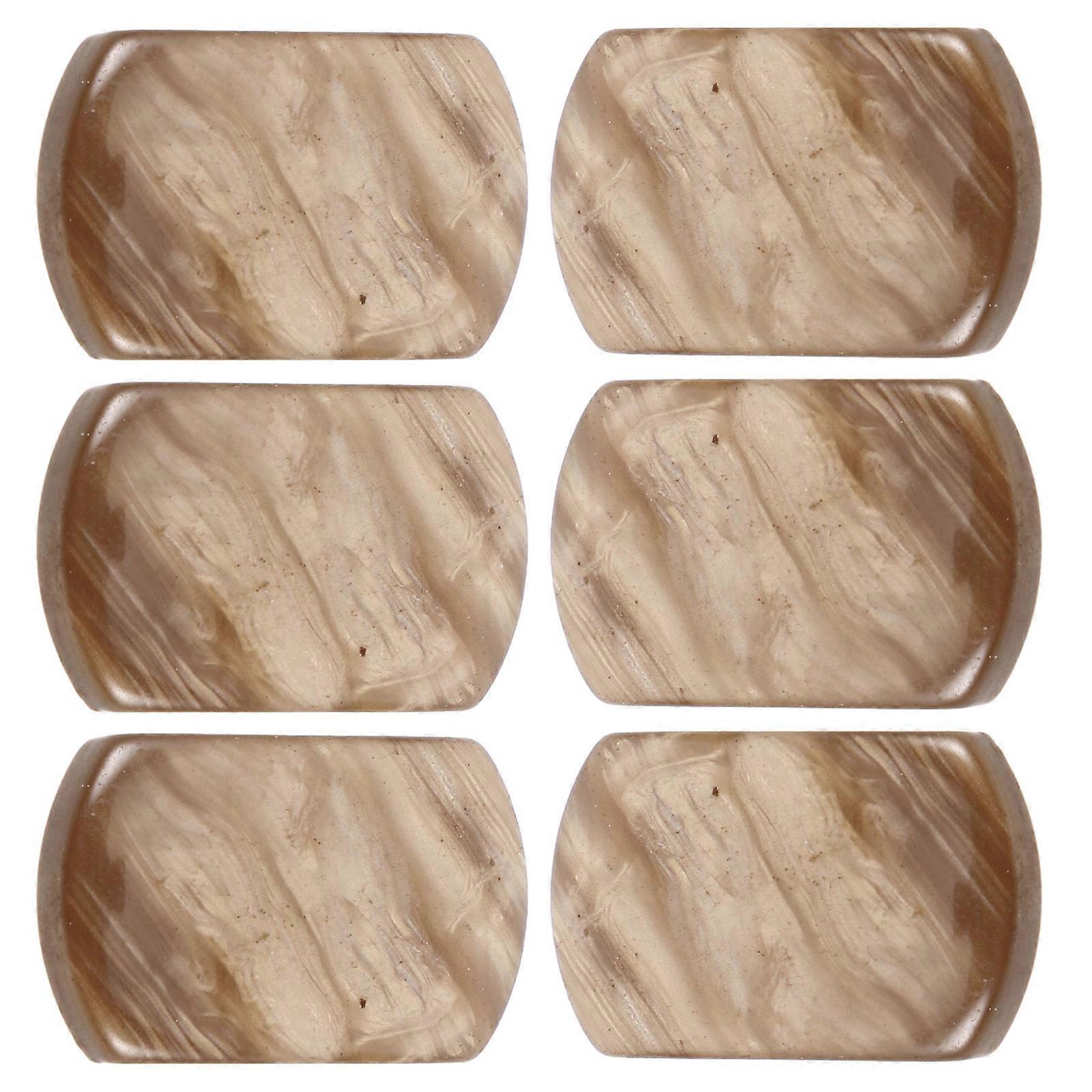 Guitar Tuning Pegs Knobs Heads Buttons For Guitar Parts Sturdy Easy Installation Square Resin 6Pcs