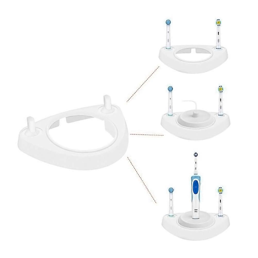 Tooth Brush Holder Single Electric Toothbrush Heads Holder Stand Base for Bathroom Rectangular Charging Support 1Set