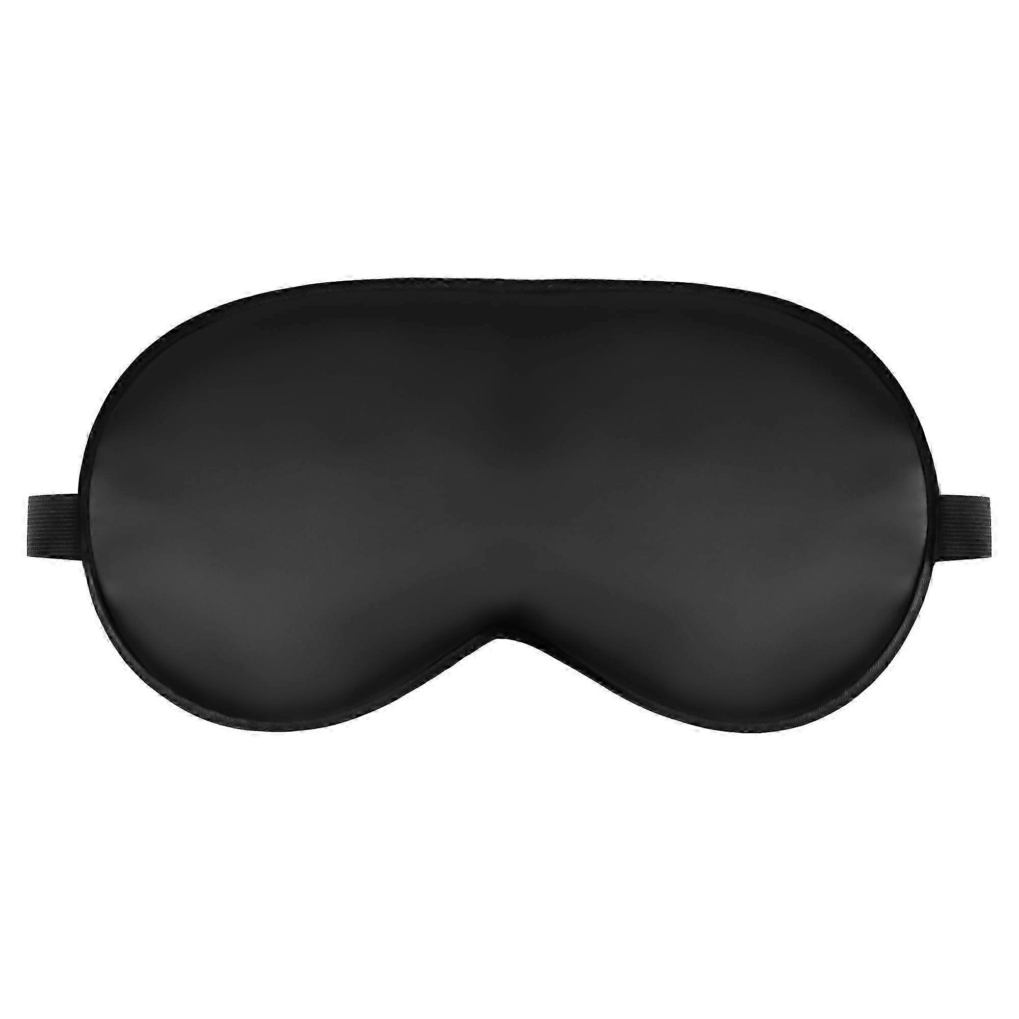 Soft Satin Sleep Mask for Nighttime with Blackout Feature