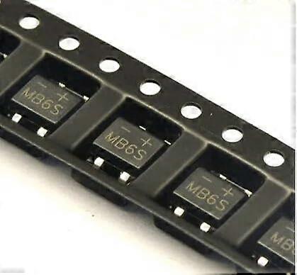 100pcs SMD MB6S 0.5A 600V Single Phase Diode Rectifier Bridge SOP4