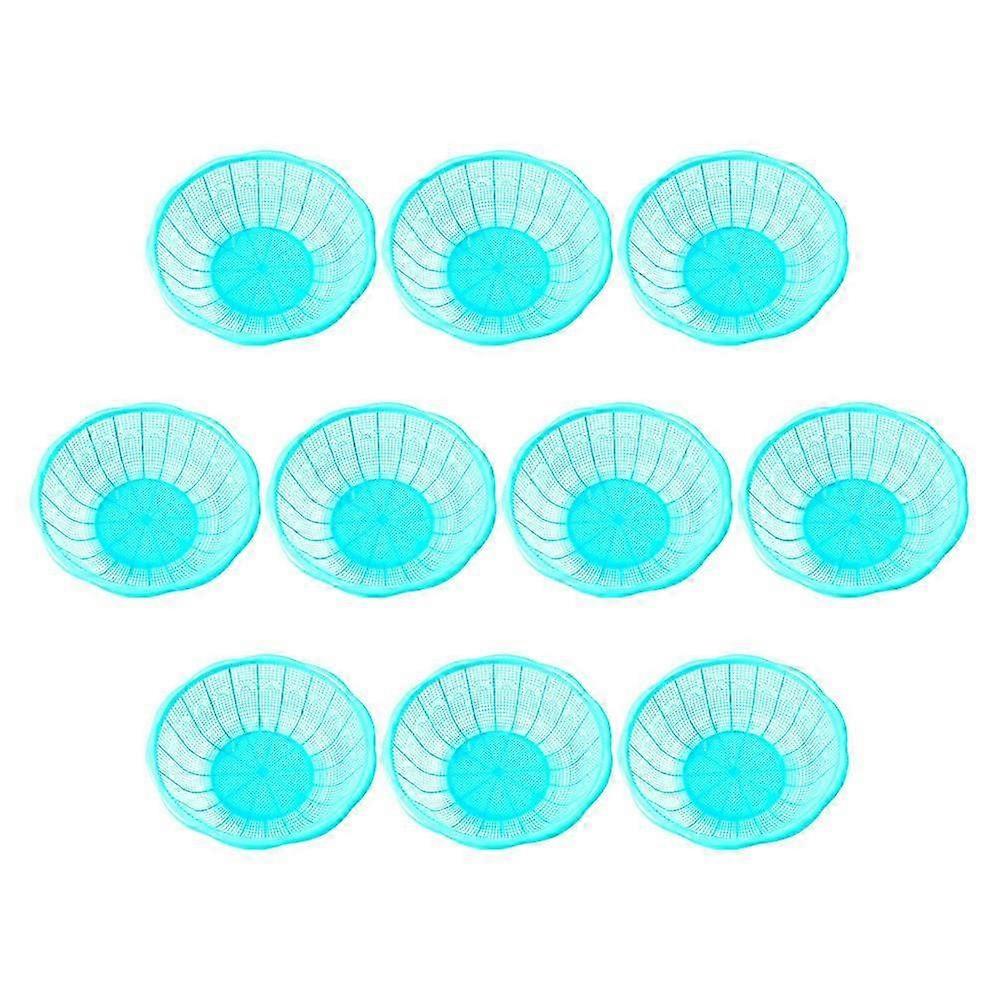 10pcs Multi-functional Drain Basket for Vegetable and Rice Cleaning
