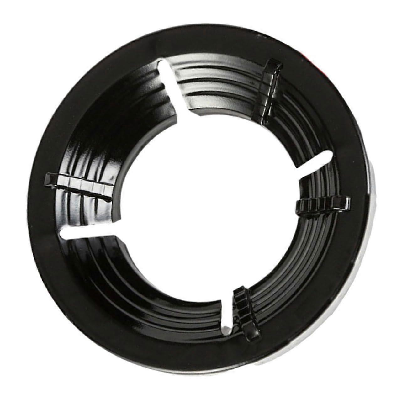 Gas Stove Wind Protection Kit For Wok Accessories, Burner Bowls, Hob Frame, Strainer, Reusable Stand, Black Enamel