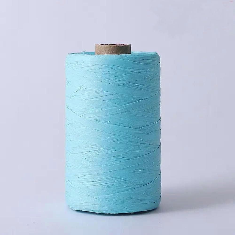 280 m Raffia Twine Roll, Eco-Friendly Straw Cord for Summer Hats, Bags, Gift Boxes, Packaging, Gold Color