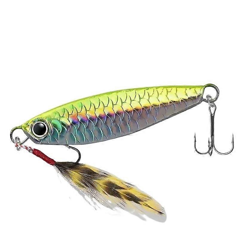 Angel Bait 1 PIECE Metal Casting Jig Hook 7/10/15/20g Shore Casting Jigging Fish Seabass (10g)