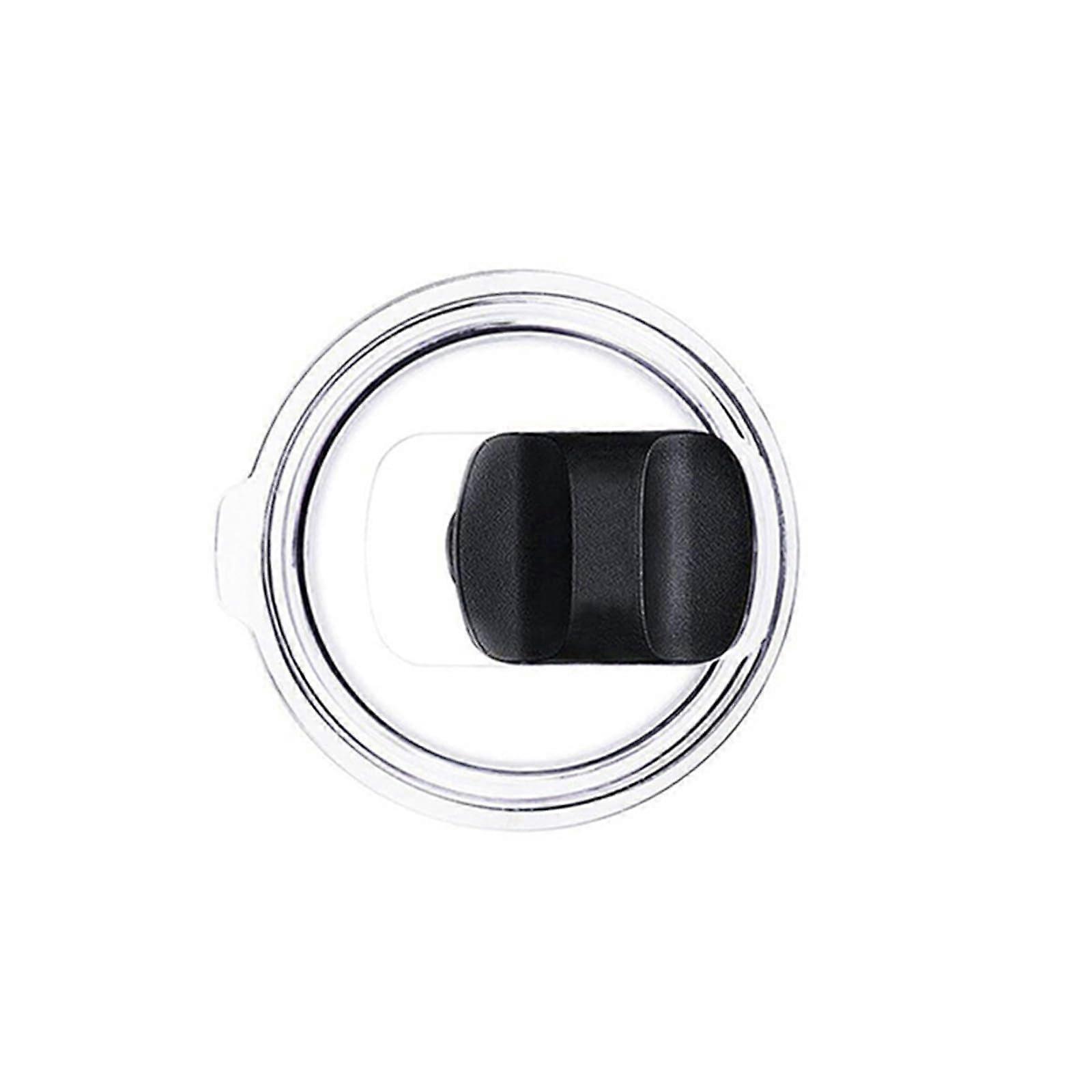 Elegant Mug for Gifts, Sliding SpillProof Lid, Push Tab, Magnetic Lid, 30 oz Tumbler Lid (Black, One Size)