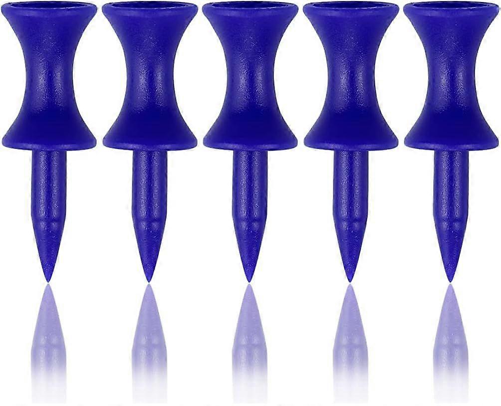 Plastic golf tees 100 pcs blue 38mm