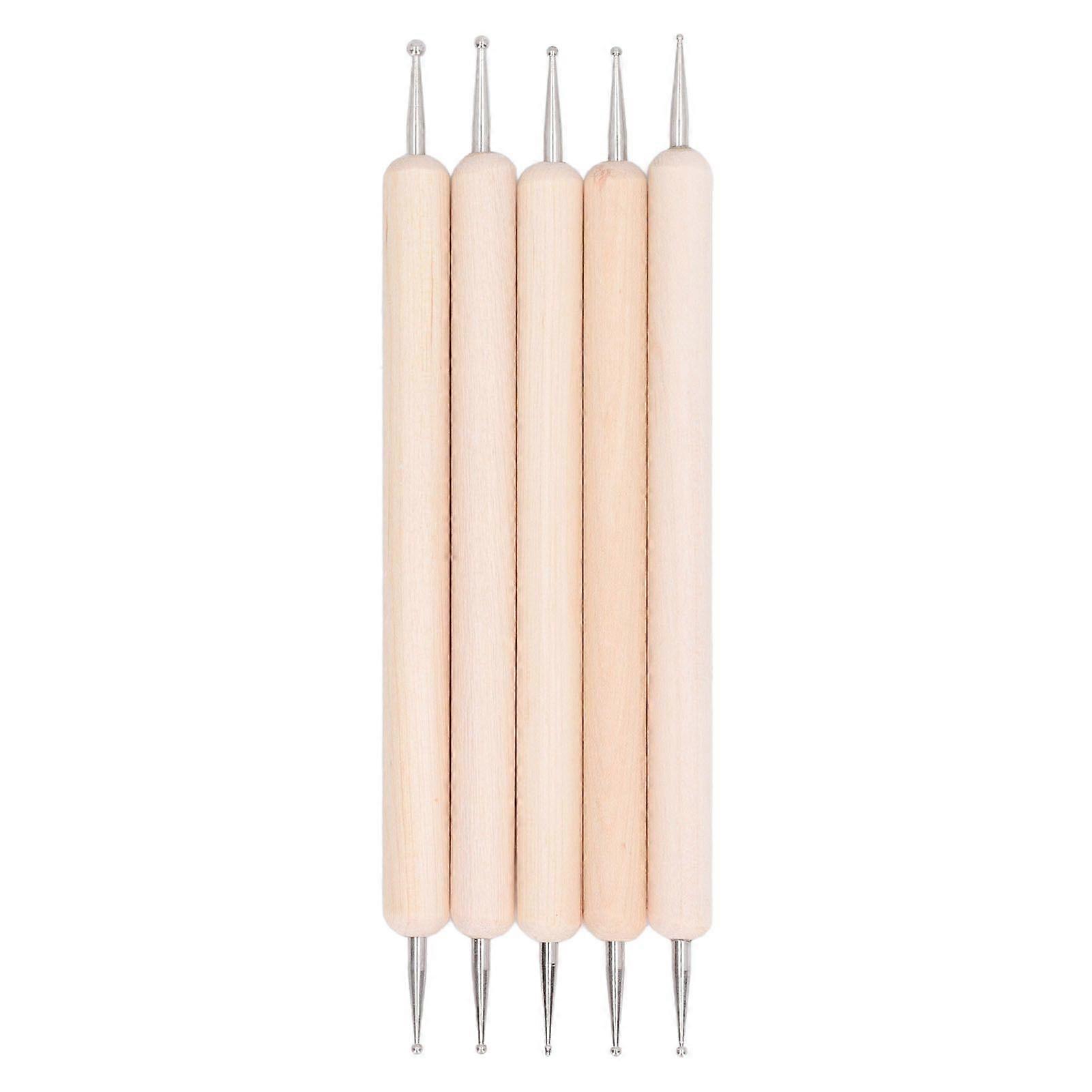 2025 Latest Model  5pcs Tracing Stylus DIY Making Wooden Handle Stainless