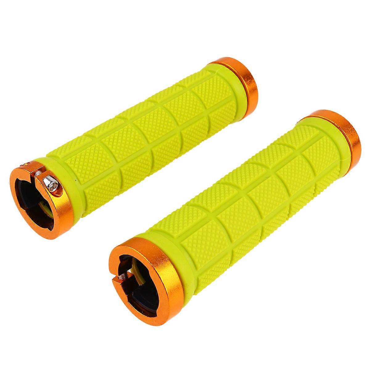Cycling Handle Grips Screw Double Ends Locks Design Mountain Bike Handlebar Accessories Ergonomic Bike Grips 1 Pair