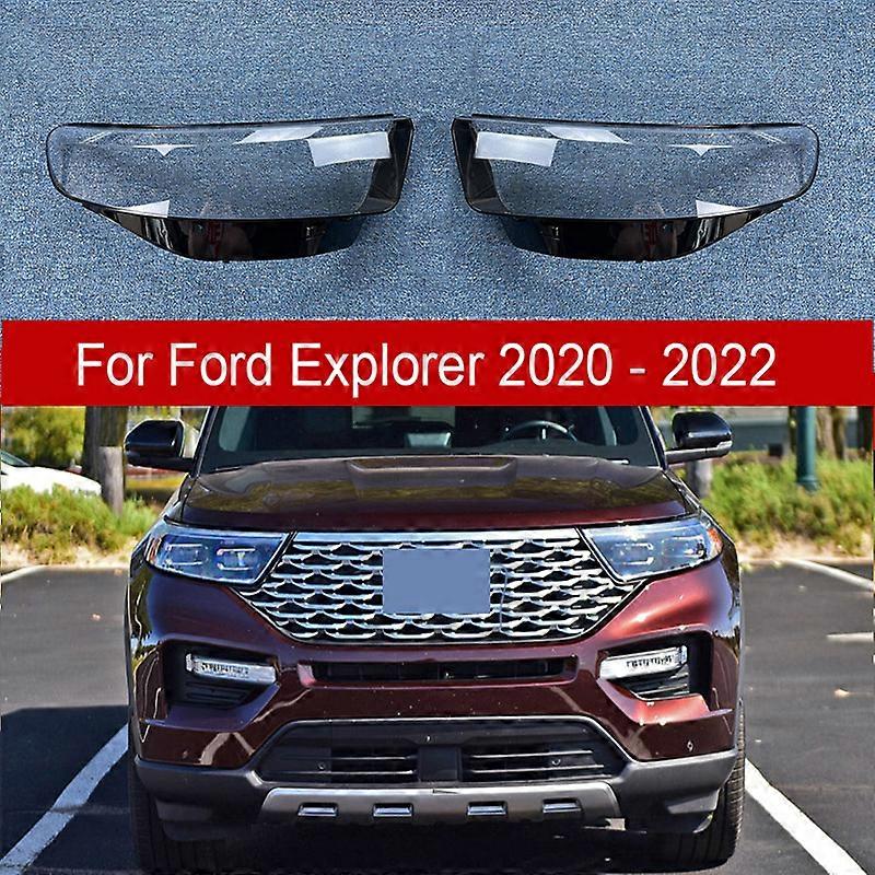 Headlamp Lens For Ford Explorer 2020 2021 2022 American Version Cover Shell Headlight Glass Replace The Original Lampshades