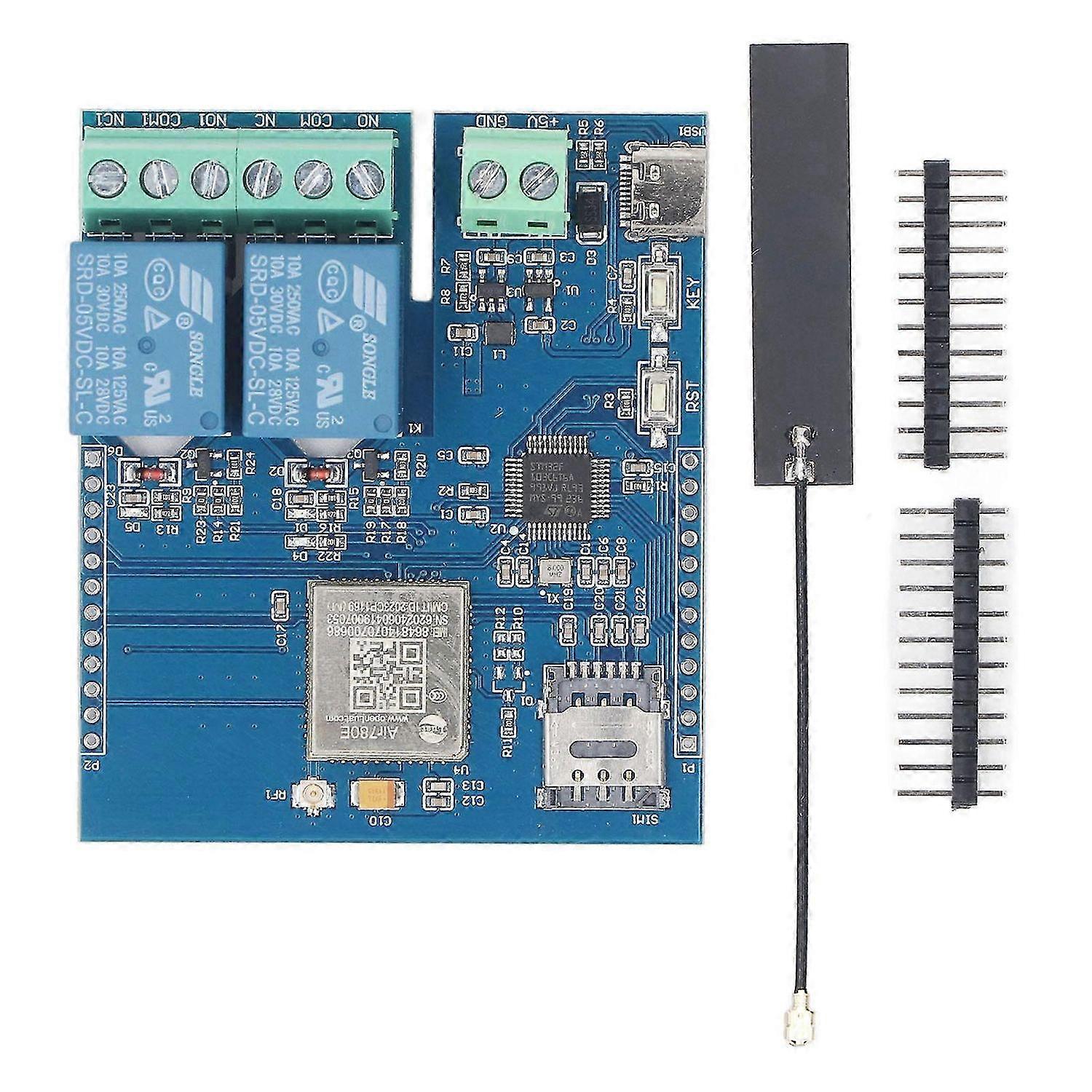 2 Channel 5V Relay Module for STM32 4G Network 4M Byte Flash Large Capacity Programmable Secondary Development Learning