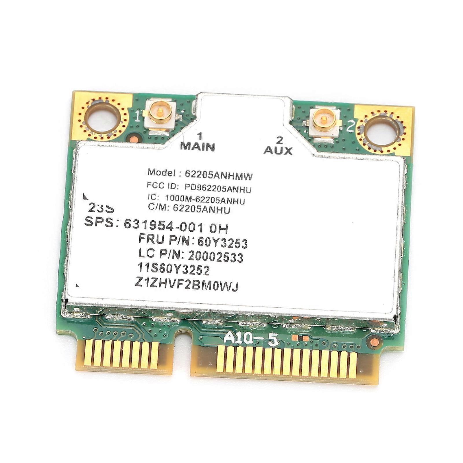 6205AN Wireless Network Card FRU 60Y3253 300Mbps 5G WiFi Adapter Mini PCIE Interface for Lenovo Thinkpad
