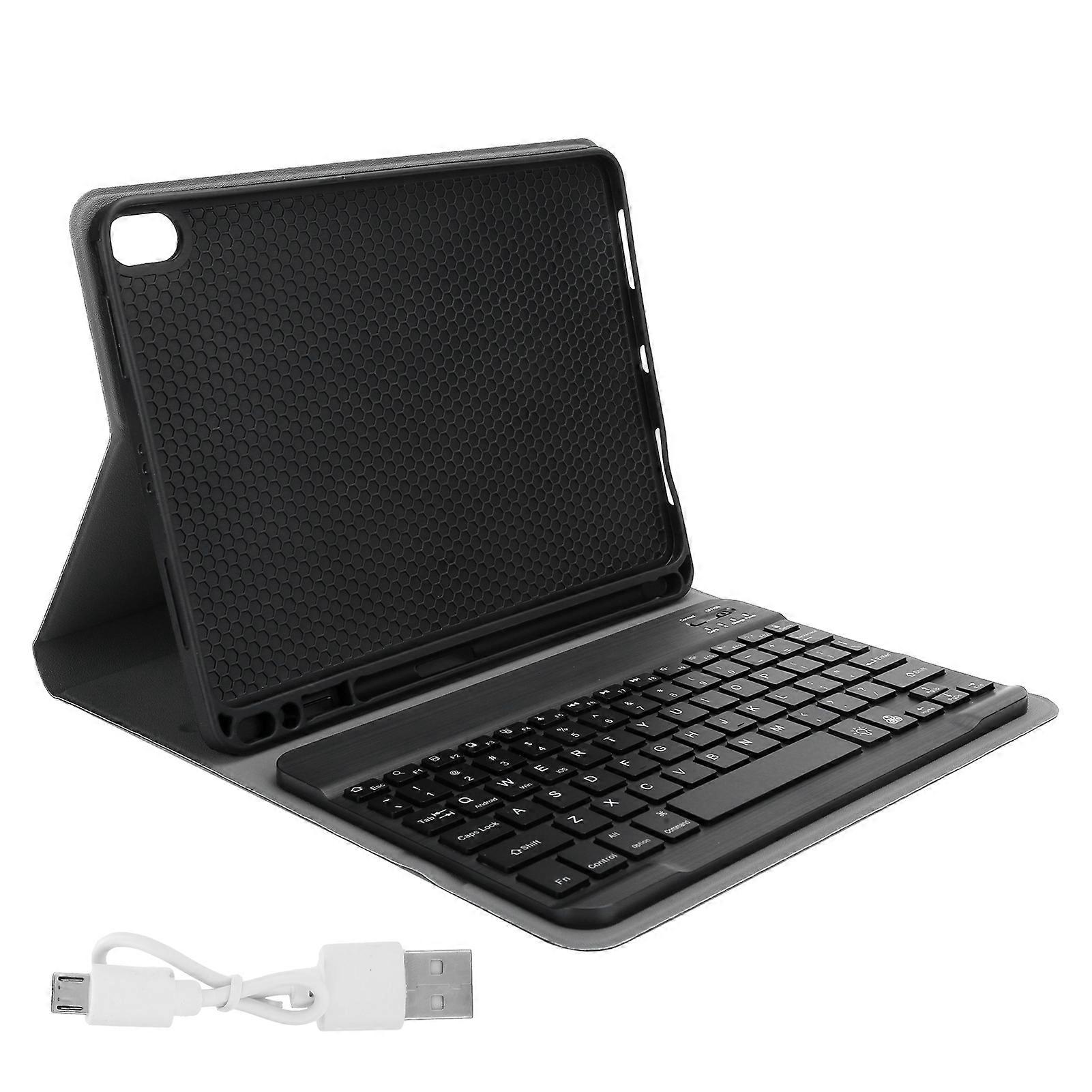 Tablet Shell Keyboard Case 7 Colors Backlit External Wireless Slim Pen Slot Protective Cover