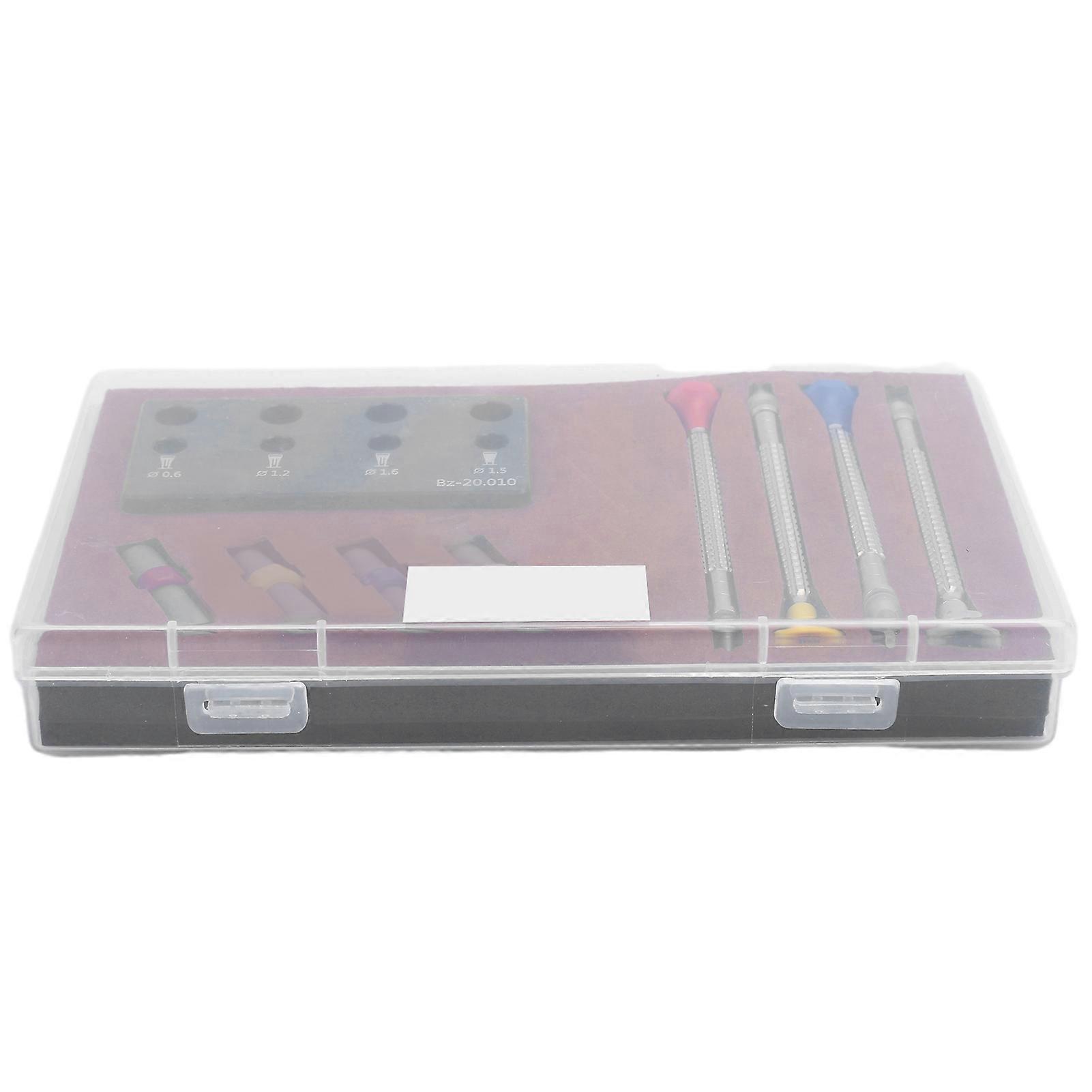 4pcs Watch Hand Install Setting Tools Dual Sided Professional Watch Hand Fitting Set Kit