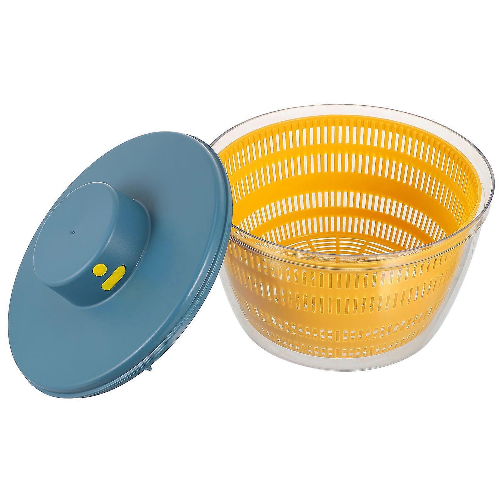 Blue Vegetable Dehydrator and Fruit Draining Basket for Home Use Made of PP Material 1pc